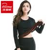 Bejirog thermal underwear men&women thick cotton suit round neck couple