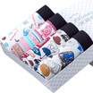 Arctic velvet men&39s underwear waist men&39s trousers u convex shorts fashion print flat underwear BJR3986 4 gift box-L