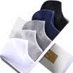 Antarctica Nanjiren socks men&39s cotton solid color short tube business basic breathable sweat sweat leisure socks 5 double gift box uniform