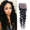 7A Unprocessed Brazilian Virgin Hair With Closure 100 Human Hair With Closure Mink Brazilian natural wave 3 Bundles With Closure