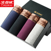 Bejirog Men&39s Underwear Men&39s Skirt Pants Pure Cotton Breathable Waist Pants 4 Gift Boxes Color Mixing XL