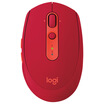 Logitech M590 Multi-device Mute Wireless Mouse Wireless Bluetooth Duo Dual-mode Computer Control Mouse Gem Red