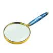 MIXOUT Miot handheld high-definition magnifying glass reading newspaper reading appreciation agate red pattern gift magnifying glass MX-Y80R