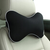 Gigi GiGi car headrest GT-1329 bamboo charcoal memory cotton bones head car with neck pillow pillow pillow black