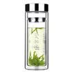 Fuguang double - layer transparent belt covered with filter tea insulation business water cup 280ml