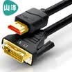 Shanze SAMZHE HDMI to DVI cable DVI to HDMI cable high-definition two-way laptop computer projector video conversion line DH-8150 15 meters