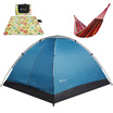 Red camp cloud dream outdoor 3 tent camping rain tent camping tent blue