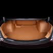 Huashi Buick Lacrosse trunk mat 16 new LaCrosse surrounded by leather tail box pad LaCrosse car trunk mat modified new LaCrosse special 28T original car brown 4 piece set