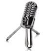 SAMSON Meteor Robot USB Condenser Microphone Webcast Live K Song Bench Silver