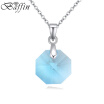 Baffin Fashion Geometric Shape Real Crystal From Swarovski Element Pendant Necklace For Women Wedding Jewelry Gift