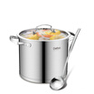 Debo Germany platinum Brett stainless steel 304 household induction cooker soup pot bottom 22cm