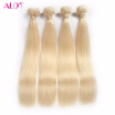 7A Peruvian Virgin Hair Straight 613 Blonde Peruvian Hair 10"-24" 4Pcs Platinum Blonde Hair 100 Human Virgin Hair