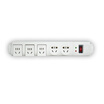 Breakthrough TOP 5 3 m total control socket anti-electromagnetic interference filter function with 3-bit rotary jack lightning protection surge board TZ-C1021 plug board plug
