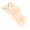 Clip In Hair 60 613 Blonde Brazilian Hair Clip In Human Hair Extensions Straight 7pcsset100g Free Shipping
