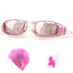 Empire Wolf EMPIPEWOLF YY044 women&39s swimming suit swimming mirror swimming cap ear nose clip set pink