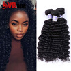 Malaysian Deep Wave Remy Human Hair Weave 4 Bundles Virgin Human Hair Extensions