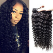 Brazilian Virgin Hair Deep Curly Brazilian Hair Extensions 3 Bundles Brazilian Deep Weave Human Hair Weave Bundles Free Shipping