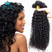 Human Hair 3 Bundles Curly Malaysian Virgin Hair Weave Bundles 7A Unprocessed Virgin Hair Malaysian Virgin Hair Kinky Curly