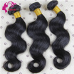 Udainty 8A 100 Unprocessed Brazilian Virgin Hair Body Wave Human Hair Bundles 3 piecelot Natural Black Color