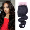 Peruvian Body Wave Lace Closure Three Part 4x4 Natural Color 8"-20" Remy Hair Closure