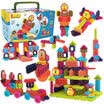 New Qi sense of the mane plush children children assembled blocks early education puzzle soft gum baby spelling thorn toys 108PCS