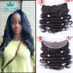 Peruvian Body Wave 3 Bundles with Frontal Ear to Ear Lace Frontal Closure with Bundles Peruvian Virgin Hair with Closure