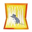 Poe family clean strong sticky mouse plate size mouse rat poisoning rodent tool mouse trap trap stickers 5