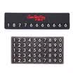 CarSetCity CS-83100 Phone Number Plate Black