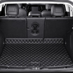 Huashi Honda CRV trunk mat 17 new crv full surrounded by car leather trunk mat crv special tail box mat crv modified interior accessories 2 piece set business black