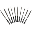 Huafeng Jarrow HF-6121105 10 pieces of file set diamond plastic filing file assorted rasp