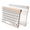 World BOW HW086C home office metal rechargeable wireless keyboard gold