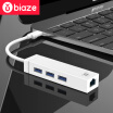 BIAZE USB Splitter TYPE-C to USB HUB hub macbook extension splitter with 100M card support Apple Mac Huawei millet ZH29-PC version