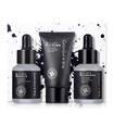 Green leaf volcanic rock mud to black head 3 sets of export liquid 30ml nose film 30g essence 30ml to blackhead shrink pores deep cleaning