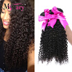 Malaysian Deep Wave 4 Bundles Curly Weave Human Hair Grade 7A Malaysian Deep Curly Virgin Hair Tissage Deep Wave Malaysian Hair