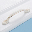 Yuhuaze European-style ivory drawer door handle closet cabinet cabinet sliding door handle single only 96-hole distance