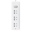 Qingfeng kyfen QF-J04 three holes with children&39s protection door master switch socket plug plug drag line New GB white full-length 48 m