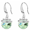 Fashion Crystal Drop Earrings For Women Austrian Crystal Elements Long Dangle Earrings Jewelry Female Birthday Gift 9651