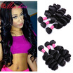 Peruvian Loose Wave 3 Bundles Peruvian Virgin Hair Loose Wave 7a Unprocessed Peruvian Loose Curly Virgin Hair