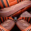 MUBO car seat four seasons seat cushion single piece three-piece seat cushion Corolla Camry Xuanyi Hanlanda Angkewei five-seat universal breathable non-slip-free seated cushion coffee color
