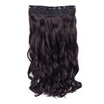 20" Curly Wave 34 Full Head One Piece 5clips Clip in on Synthetic Hair Extension High Temperature Fiber Hair Pieces Wavy Hair
