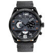 Bofute Male Watches Sports Watch Quartz Watches Japanese Movement Waterproof Genuine Leather Strap 0068g