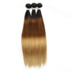 3tone T 43027 ombre hair bundle virgin Brazilian human hair extension 3pieces set