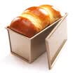 Kitchen chefmade WK9088 baking mold gold non-stick toasted box with slide cover non-clay factory bread bread mold tool