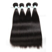 High Grade Human Hair Straight Hair Weaves Human Brazilian Bundle Hair Extensions Natural Color 4pcs