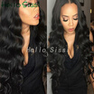 Lace Front Human Hair Wigs Loose Wave Peruvian Glueless Non Remy Hair Wig With Baby Hair For Black Women