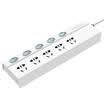 Fisen FTHINK FS-515 socket 5 hole set control switch insert large hole spacing socket plug plug board