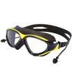 SAINTEVE swimming goggles large box HD waterproof anti fog adult integrated colorful swimming goggles 8027 blue earbuds