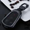 Digalon 17 Cadillac ATSL special metal key shell Cadillac XT5 CT6 xts car key bag leather keychain platinum gray