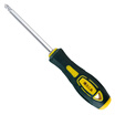 Deli deli rubber handle dual-purpose screwdriver cross a word dual-purpose double-head screwdriver 6100mm DL626001