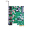 Capricorn MOGE PCIEx1 to 4 USB30 expansion card MC2018 Renesas NEC chip